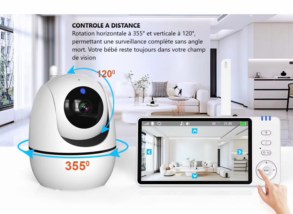 Babyphone Camera - Ecran 5"