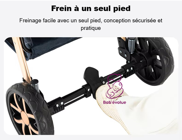 Poussette 3 en 1 - Bab'Moov