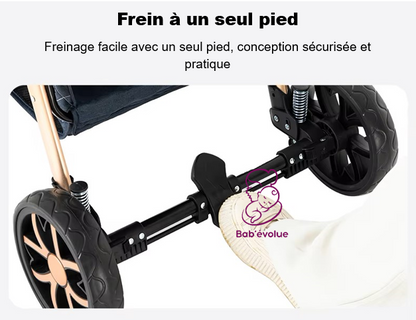 Poussette 3 en 1 - Bab'Moov