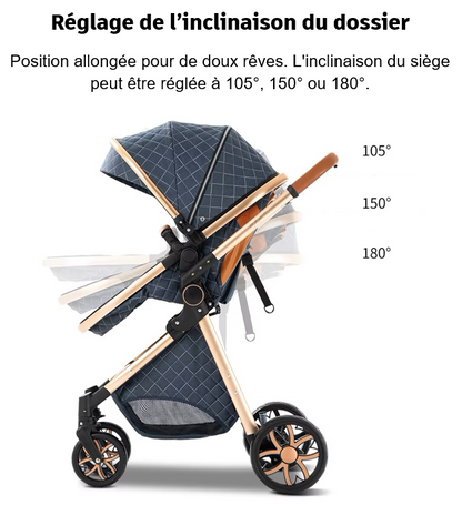 Poussette 3 en 1 - Bab'Moov