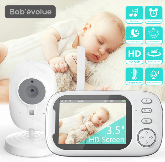 Babyphone Camera - Ecran 3,5"