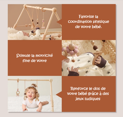 Tapis d'éveil - Arche en bois