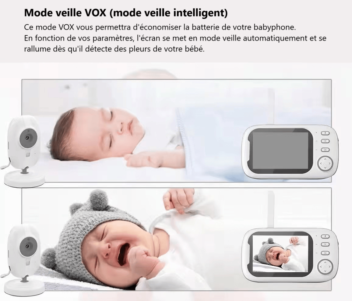 Babyphone Camera - Ecran 3,5"